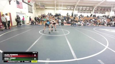 120 lbs Cons. Semi - Emily Perez, Snowflake vs Aleia Fenberg, Durango, CO