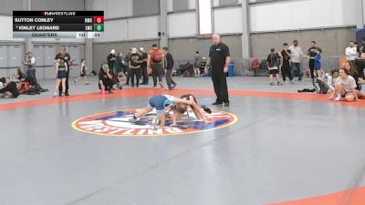 75 lbs Quarters - Sutton Conley, Harrisburg Mat Club vs Kinley Leonard, Lakeland Wrestling Club