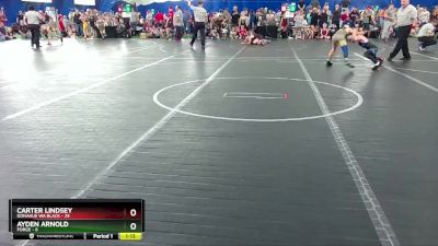 80 lbs Round 1 (8 Team) - Carter Lindsey, Donahue WA Black vs Ayden Arnold, FORGE