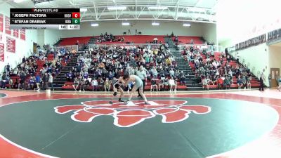 106 lbs Quarterfinal - Joseph Factora, North Canton (Hoover) vs Stefan Drabiak, Cle. St. Ignatus