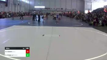 90 lbs Round Of 16 - Hans Kamm, Salem Elite vs Kameron Green Jr, Omaha