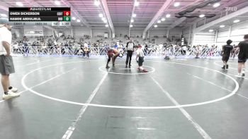 195 lbs Rr Rnd 3 - Owen Dickerson, CentralMD Grey vs Hamde Abduljelil, Indiana Outlaws Yellow