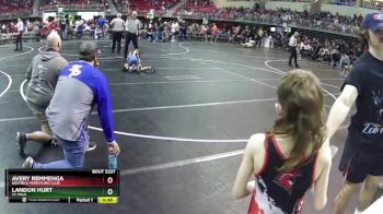 60 lbs Cons. Round 3 - Avery Remmenga, Beatrice Wrestling Club vs Landon Hurt, St. Paul