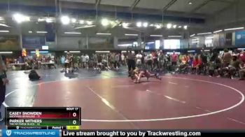 106 lbs Semis & 3rd Wb (16 Team) - Parker Withers, The MF Purge Black vs Casey Snowden, Backyard Brawlers
