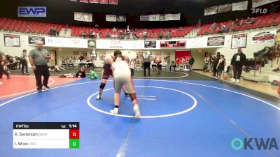 Rr Rnd 1 - Kayden Swanson, Barnsdall Youth Wrestling vs Ian Wise, Eufaula Ironheads Wrestling Club