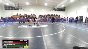 150 lbs Champ. Round 1 - Jack Webber, San Luis Obispo vs Jakob Lindblom, Righetti