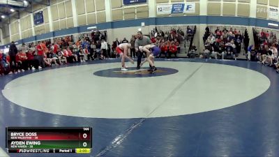 144 lbs Champ Round 1 (16 Team) - Ayden Ewing, New Haven vs Bryce Doss, New Palestine