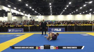 Francisco Javier Lopez Jimenez vs Kamil Tomasz Kmiotek 2025 World IBJJF Jiu-Jitsu No-Gi Championship