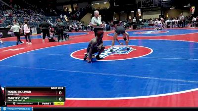 6A-144 lbs Cons. Round 2 - Martez Lowe, East Paulding Hs vs Mario Bolivar, Gainesville