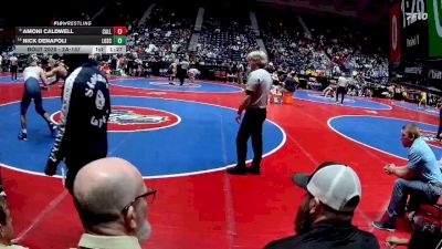2A-157 lbs Champ. Round 1 - Amoni Caldwell, Callaway vs Nick DeNapoli, Lovett School