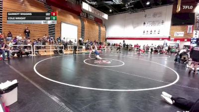 150 lbs Cons. Round 3 - Garrett Wiggins, Greybull/Riverside vs Cole Wright, Cody