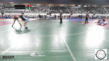 130 lbs Round Of 32 - Sophia Webb, Sulphur vs Hailey Valdez, Putnam City West