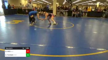125 lbs Semifinal - Savannah Witt, Palisades vs Zoe Furman, Montgomery