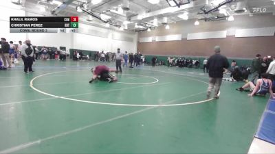 215 lbs Cons. Round 3 - Khalil Ramos, Claremont vs Christian Perez, Knight
