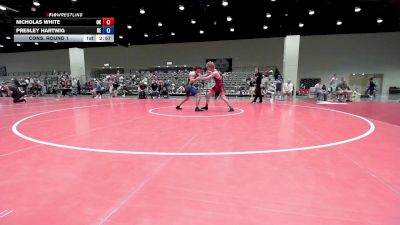 150 lbs Cons. Round 2 - Nicholas White, OK vs Presley Hartwig, NE