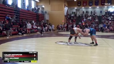 285 lbs Cons. Semi - Troy Galloway, Simpson vs Callen Smithpeter, Minnesota State