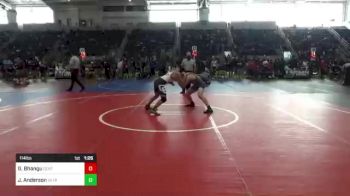 114 lbs Semifinal - Gurjann Bhangu, Central Catholic vs Jayden Anderson, Extreme Heat WC