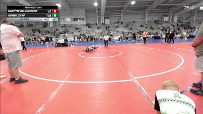 80 lbs Rr Rnd 3 - Kaedyn Villancourt, Elite NJ Elem vs Gionni Zapf, Team RJN Green