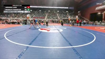 135 lbs Quarterfinal - Abrianna Liard, Rawlins vs Brueklyn Truempler, Shoshoni