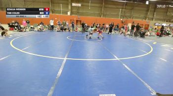 43 kg Rr Rnd 4 - Ezailia Webber, Maine Trappers White - GK8E vs Timi Coles, Michigan Wrestling Academy - GK8E