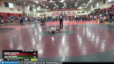 55 lbs Cons. Round 5 - Easton Ebnet, Pursuit Wrestling Minnesota vs Henry Hoffman, New London Spicer