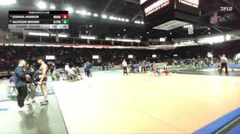 157 lbs Champ. Round 1 - Jackson Brown, Olympic vs Joshua Hanson, White River