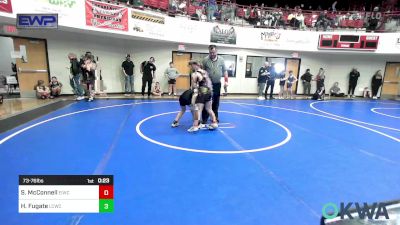 73-76 lbs Consi Of 4 - Jaylynn Rainbolt, Gentry Youth Wrestling vs Brexton Niday, Bartlesville Wrestling Club