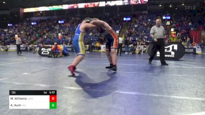 250 lbs Consy 1 - Robert MacDowell, Honesdale vs Aiden Ward, Slippery Rock