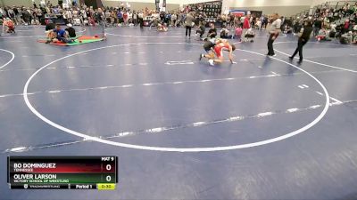 132 lbs Cons. Round 4 - Bo Dominguez, Tennessee vs Oliver Larson, Victory School Of Wrestling