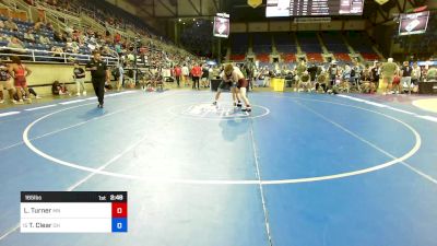 165 lbs Cons 32 #2 - Lindson Turner, MN vs Tyson Clear, OH