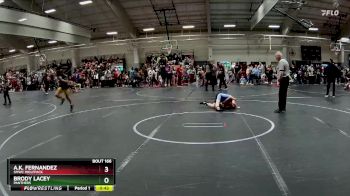 85 lbs 1st Place Match - Brody Lacey, Panthers vs A.k. Fernandez, SMWC Wolfpack