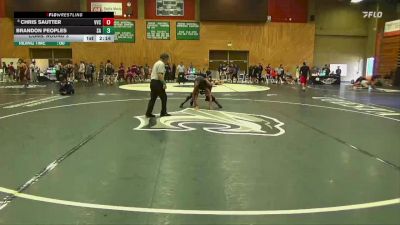 125 lbs Cons. Round 3 - Chris Sautter, Victor Valley College vs Brandon Peoples, Santa Ana College