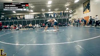 175 lbs Cons. Round 2 - Jacob Horman, Seckman vs Myles Greenfield, Belleville East