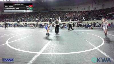 60 lbs Round Of 16 - Toby Jager, Carl Albert vs Kamden Woolman, Tiger Trained Wrestling