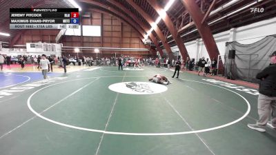 170A lbs 5th Place - Jeremy Pitcock, Blair Academy vs Maximus Evans-pryor, Mrtc