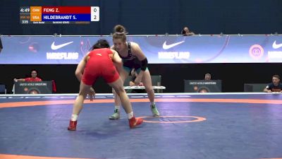 50 kg Gold - Sarah Hildebrandt, USA vs Ziqi Feng, CHN