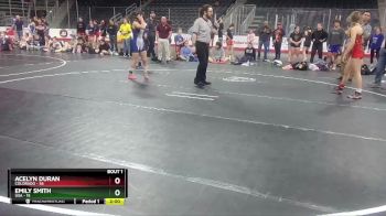 W 112 lbs Round 1 (4 Team) - Acelyn Duran, Colorado vs Emily Smith, USA