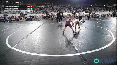 46 lbs Consi Of 4 - Zane Eichenauer, Cowboy Wrestling Club vs Tucker Hawkins, Eufaula Ironheads Wrestling Club