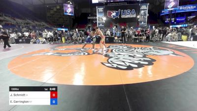 138 lbs Cons 32 #1 - Jordan Schmidt, IA vs Elijah Carrington, NY