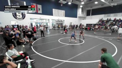 120 lbs Quarterfinal - Sofia Ardila, Chaparral High School Wrestlin vs Citlalli Enriquez, Chino Hills WC
