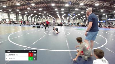 75 lbs Rr Rnd 1 - Eli Bechtold, All-American Wrestling Club vs Shane Clark, Silo