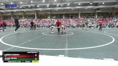 55 lbs Quarterfinal - Ryder Reves, Wamego vs Larenz Ingram, RSA