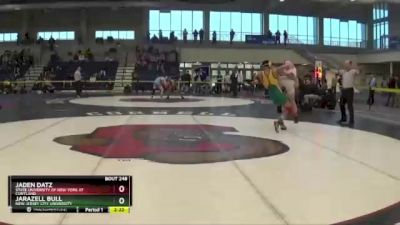 165 lbs Cons. Round 2 - Jaden Datz, State University Of New York At Cortland vs Jarazell Bull, New Jersey City University