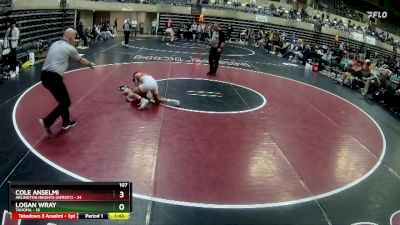 107 lbs Finals (8 Team) - Logan Wray, Tahoma vs Cole Anselmi, Arlington Heights (Hersey)