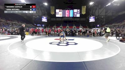 105 lbs Cons. Sub-semis - Tatianna Castillo, MI vs Kirra Mitchell, GA