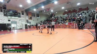 125 lbs Champ. Round 2 - Aliya Creal Rooney, El Camino Real vs Juliet Martin, Westlake