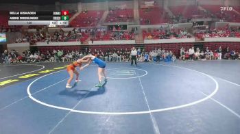 125 lbs Round 5 - 1st, 3rd, 5th, And 7th - Bella Kiskaden, Dumas vs Abbie Dreslinski, Frisco