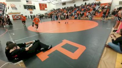 109-114 lbs 1st Place Match - Delta Craft, Greybull MS vs Nova Burbank, Powell Middle School