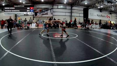 86 kg Cons. Round 4 - Reese Spiro, Northfield Mount Hermon vs Thomas Sandoval, Bears Regional Training Center