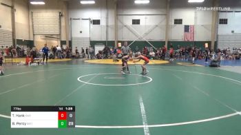 77 lbs Prelims - Trevor Hank, Sidney Wrestling Club vs Byron Percy, GRIT